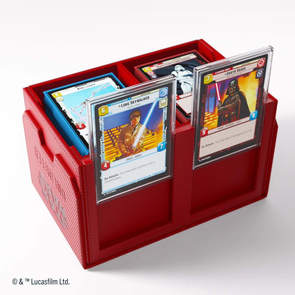 Gamegenic Double Deck Pod - Star Wars Unlimited - Red - Image 7