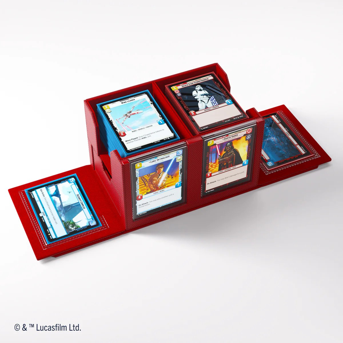 Gamegenic Double Deck Pod - Star Wars Unlimited - Red - Image 9