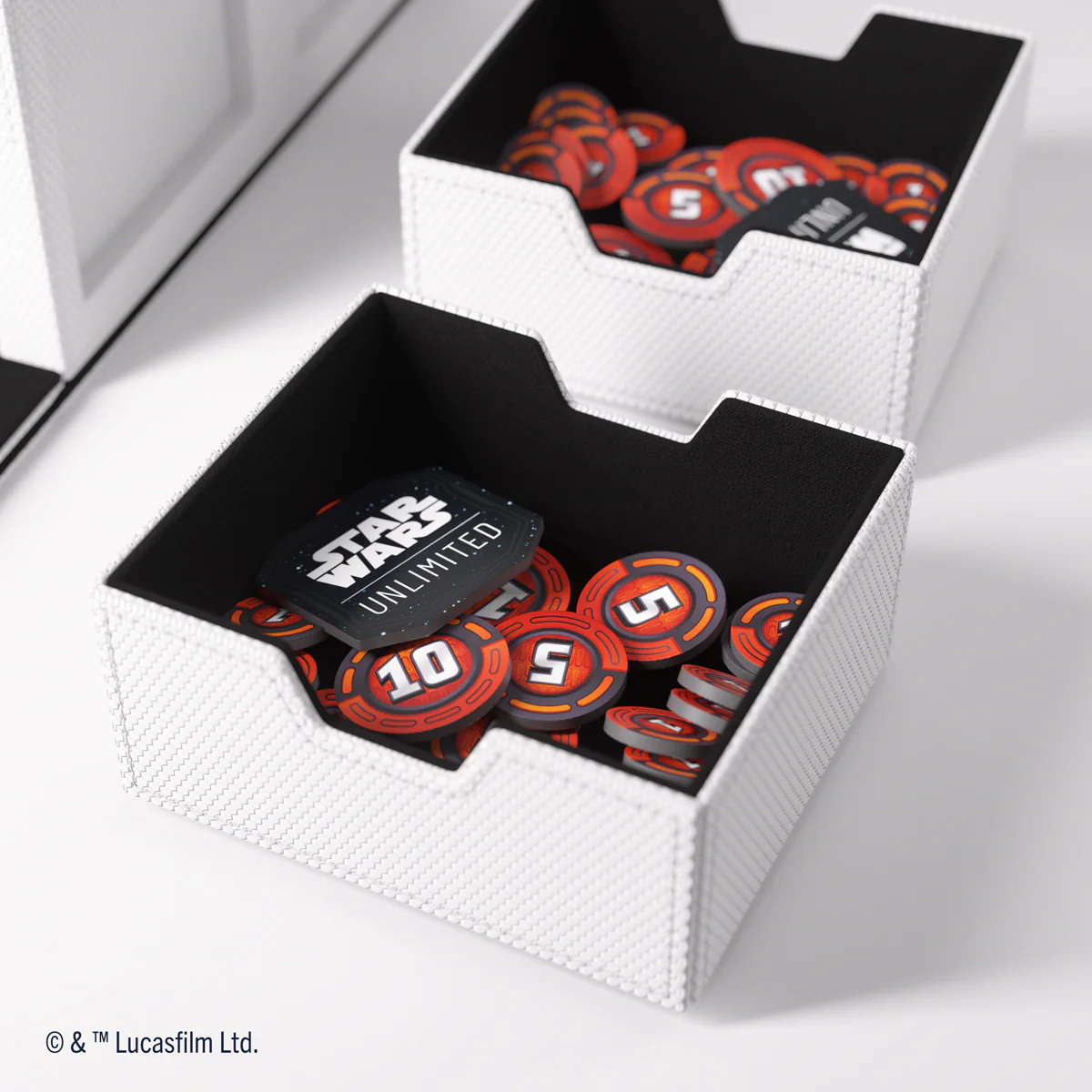 Gamegenic Double Deck Pod - Star Wars Unlimited - White - Image 13