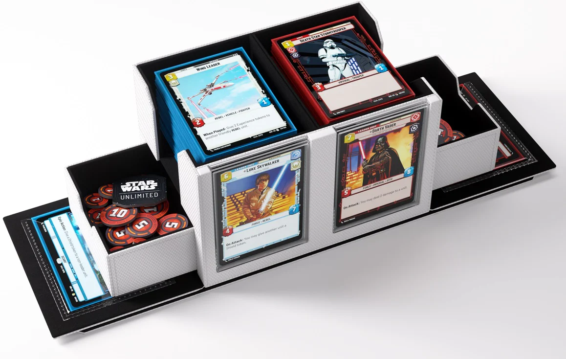 Gamegenic Double Deck Pod - Star Wars Unlimited - White - Image 15