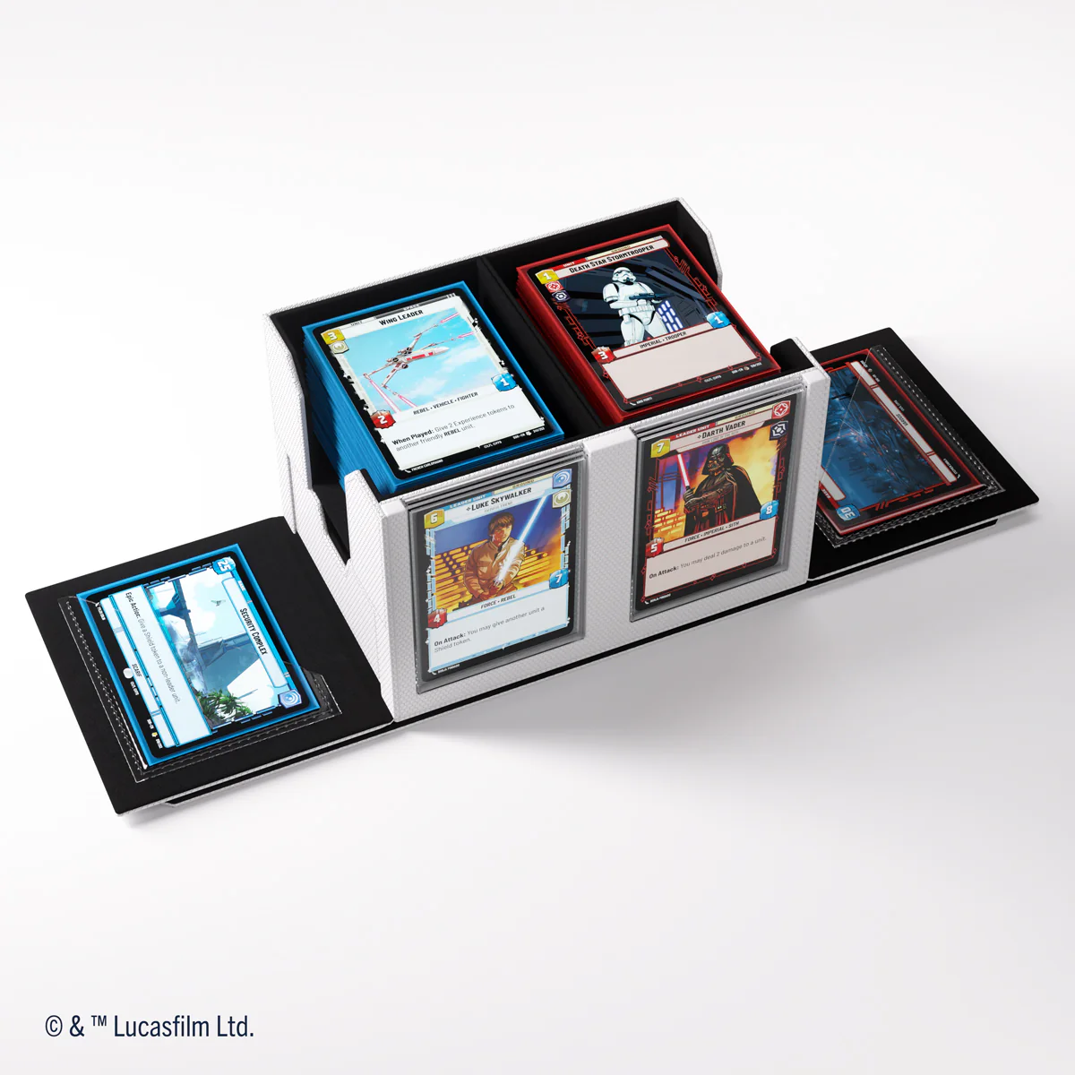 Gamegenic Double Deck Pod - Star Wars Unlimited - White - Image 2