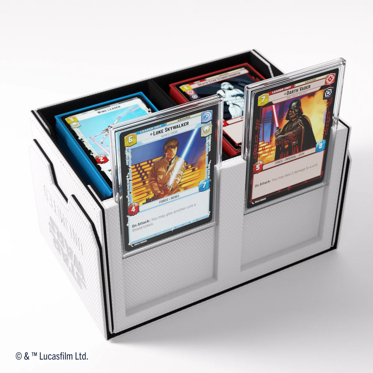 Gamegenic Double Deck Pod - Star Wars Unlimited - White - Image 21