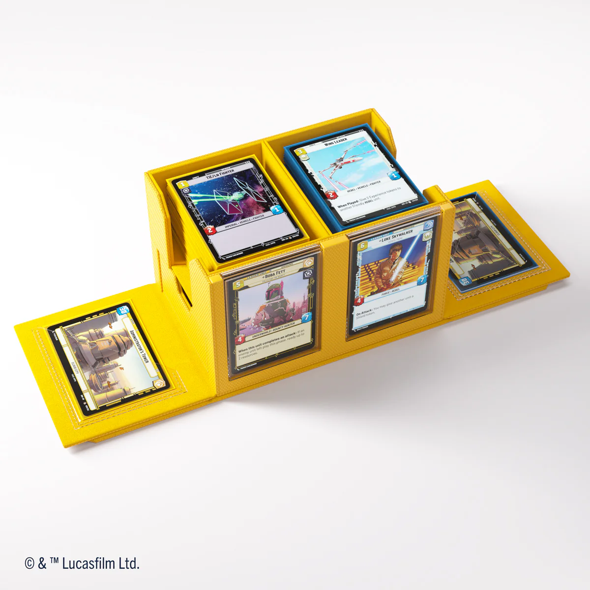 Gamegenic Double Deck Pod - Star Wars Unlimited - Yellow - Image 4