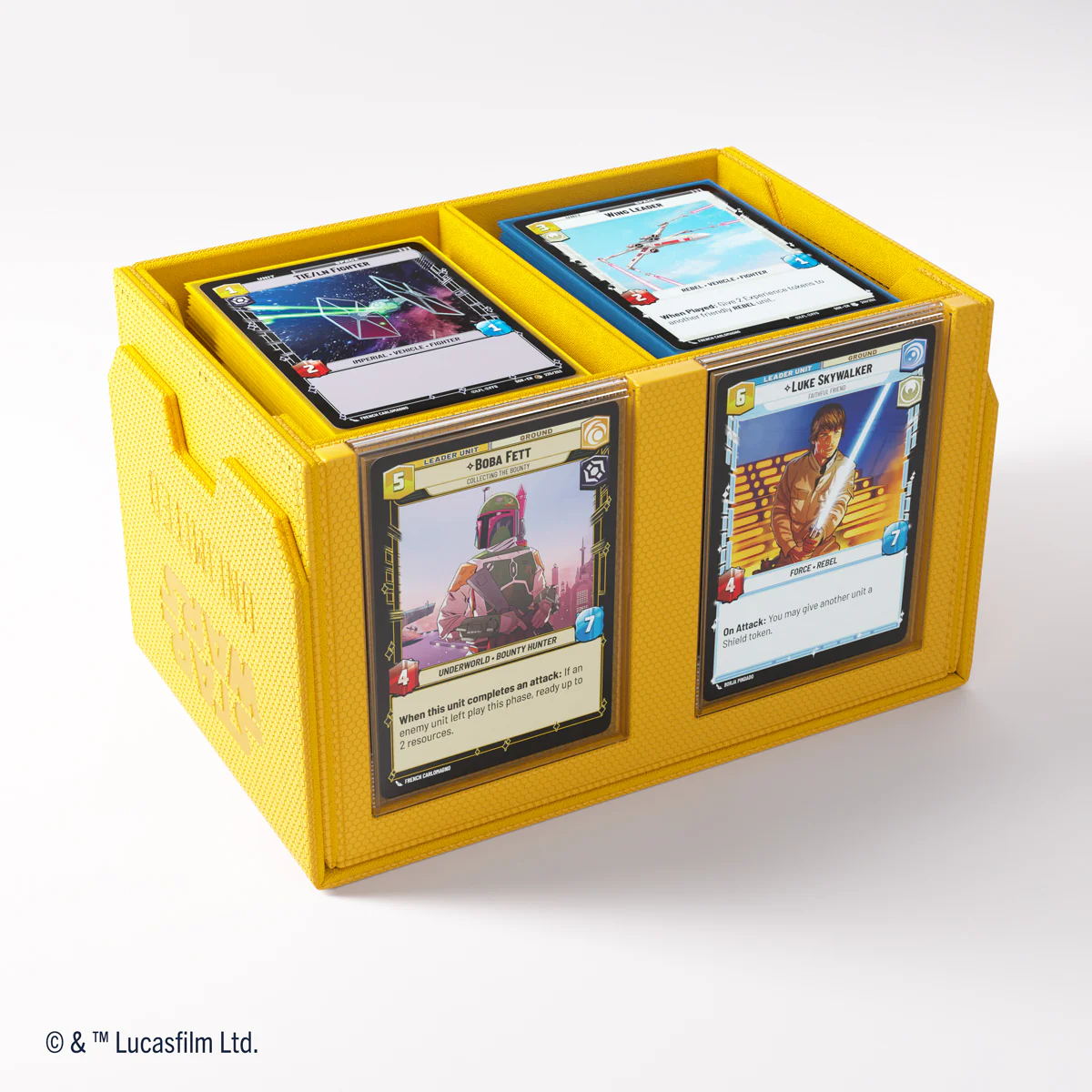 Gamegenic Double Deck Pod - Star Wars Unlimited - Yellow - Image 7