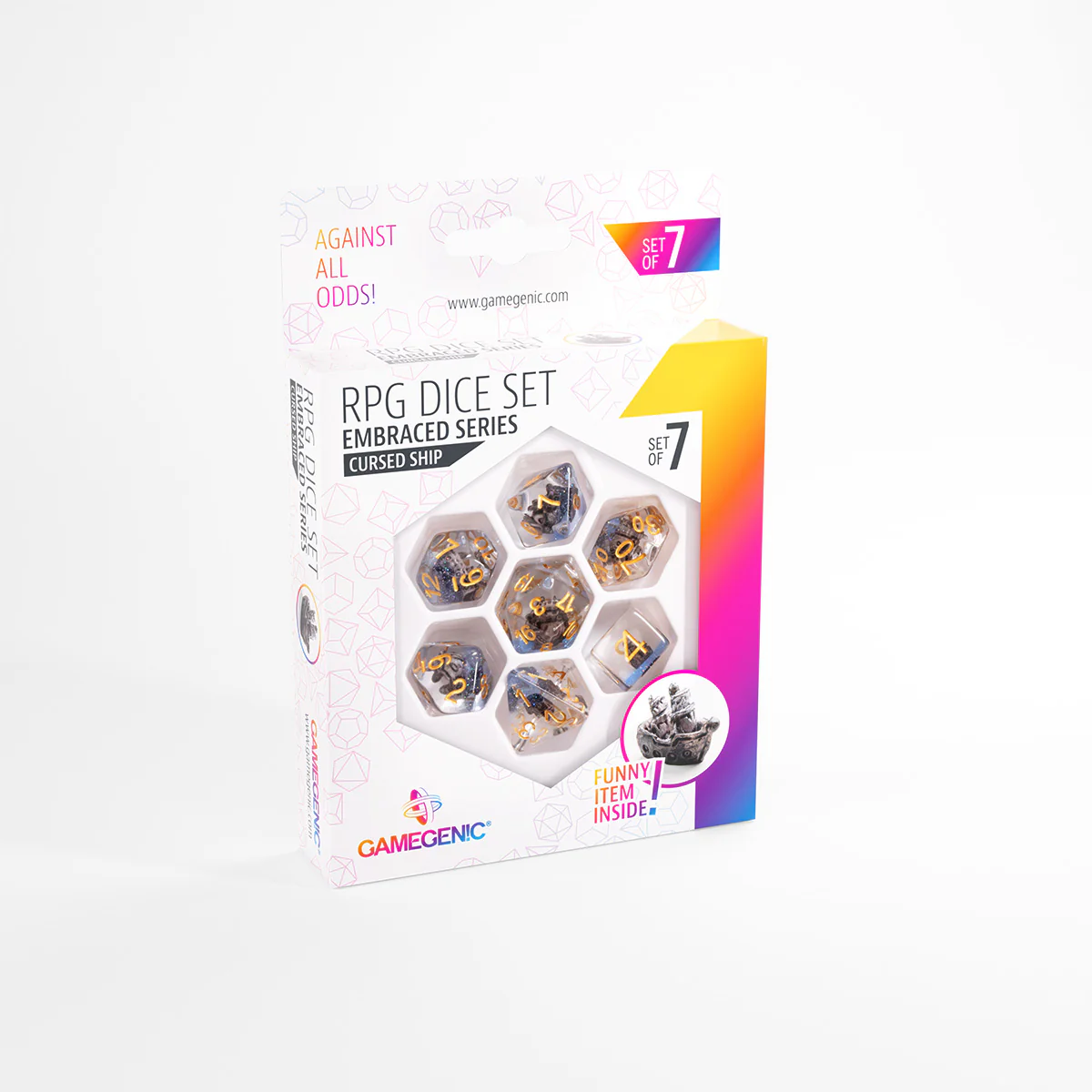 Gamegenic - Embraced Series RPG Dice Set - Cursed Ship