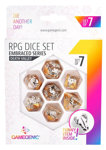 Gamegenic - Embraced Series RPG Dice Set - Death Valley