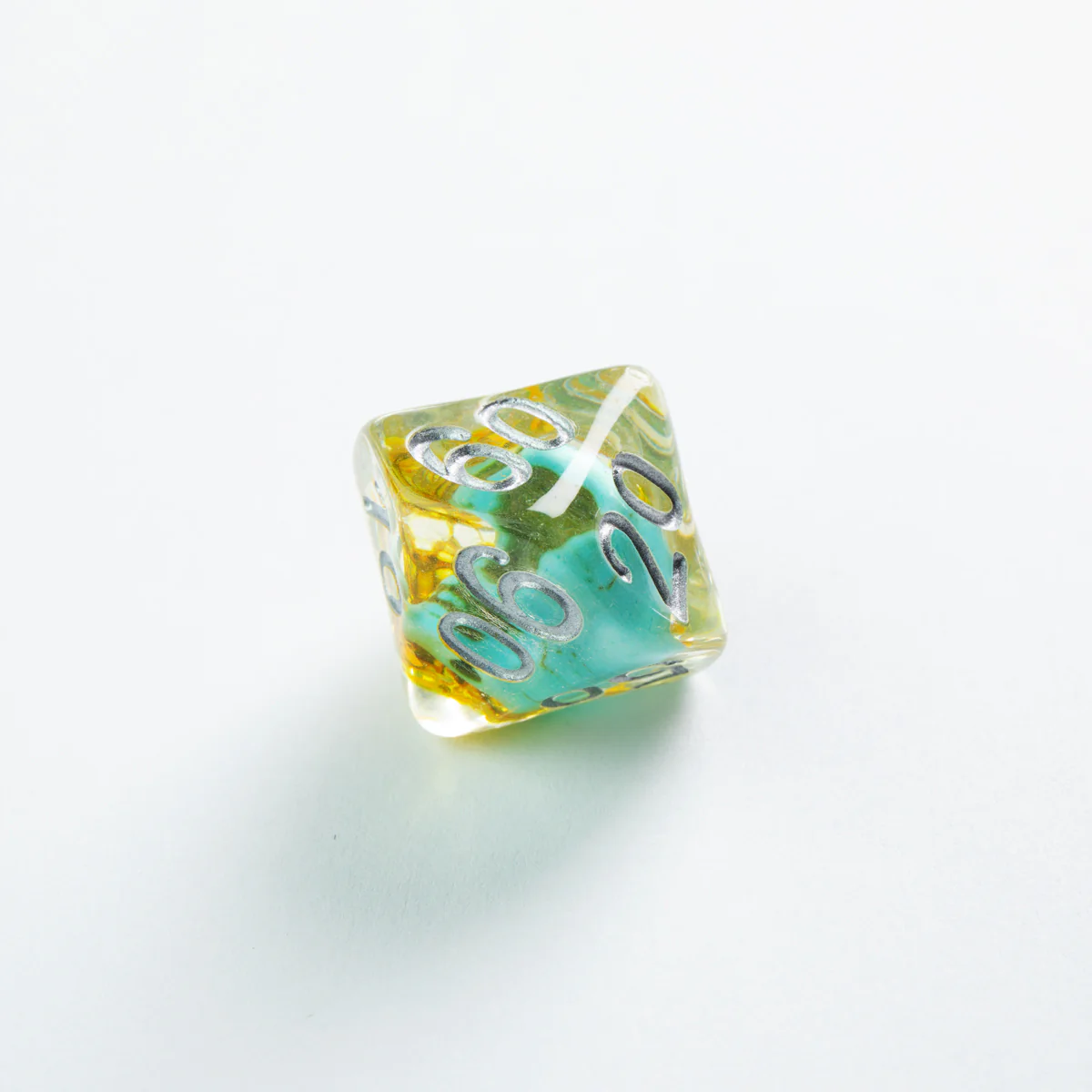 Gamegenic - Embraced Series RPG Dice Set - Green Skull - Image 4
