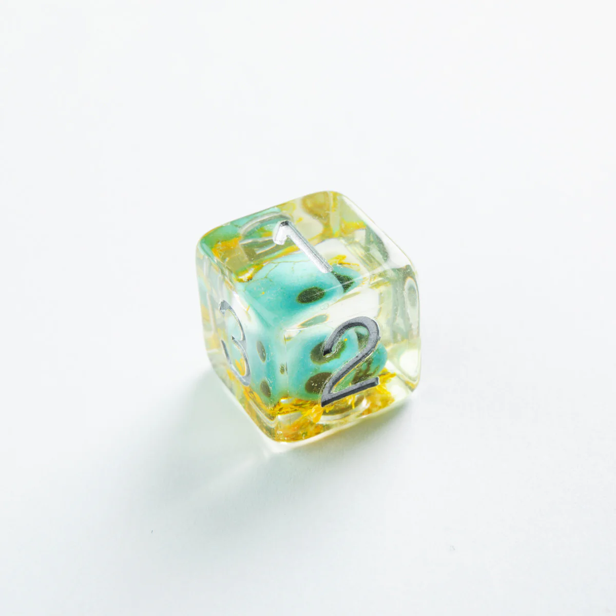 Gamegenic - Embraced Series RPG Dice Set - Green Skull - Image 5