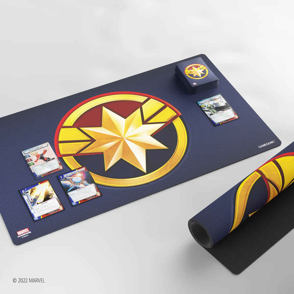 Gamegenic - Marvel Champions Game Mat - Captain Marvel - Image 8