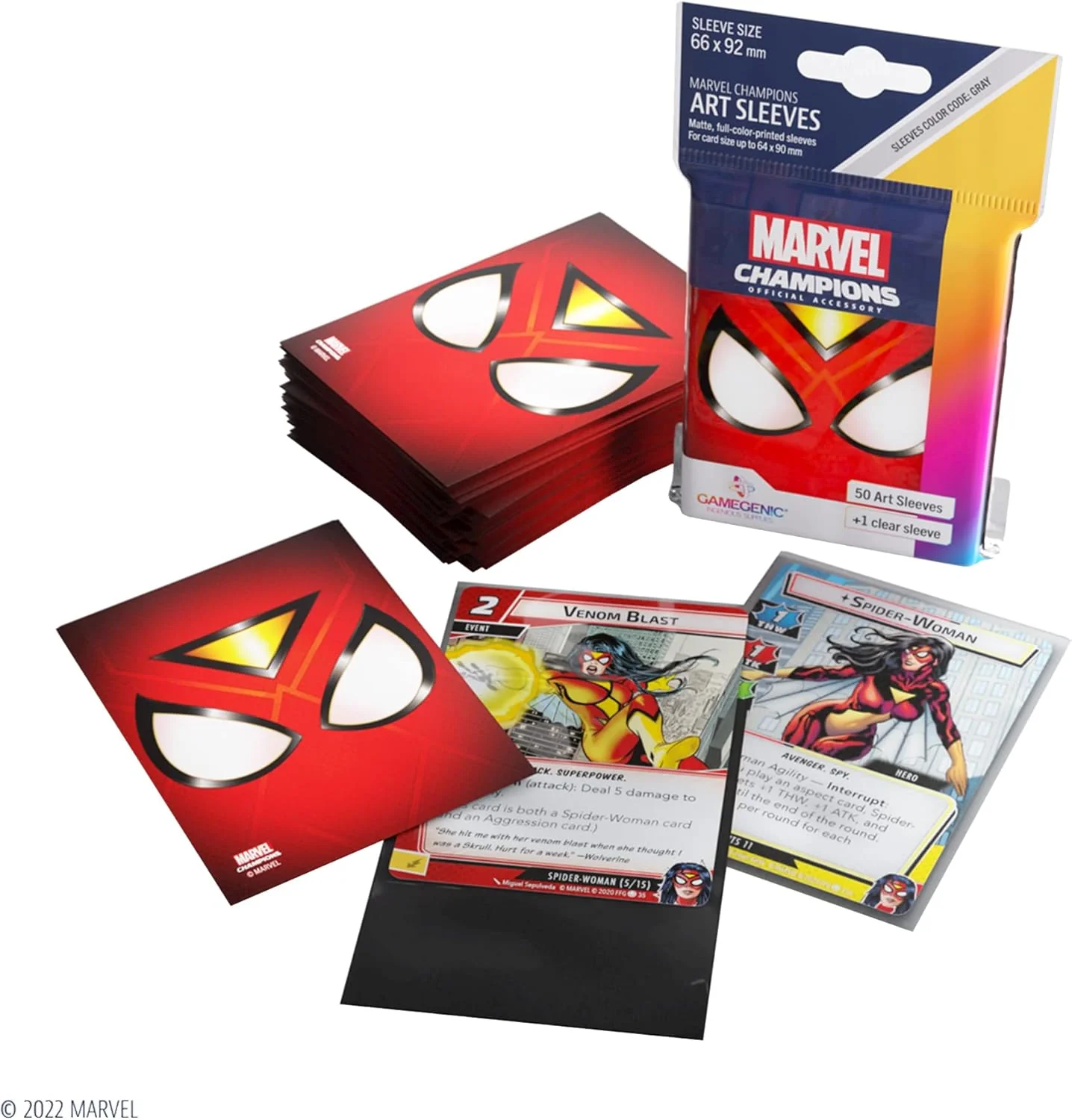 Gamegenic Marvel Champions Sleeves Spider-Woman - Image 3