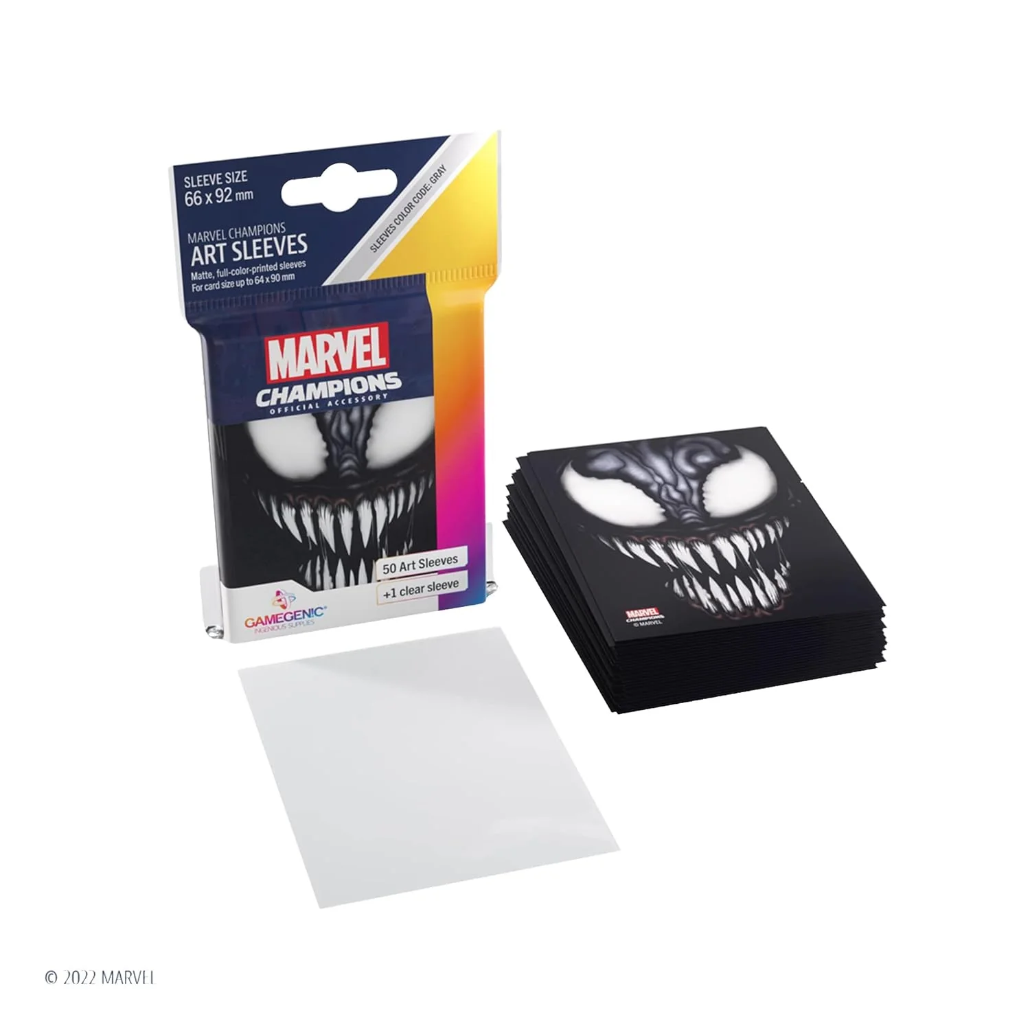 Gamegenic Marvel Champions Sleeves Venom - Image 2
