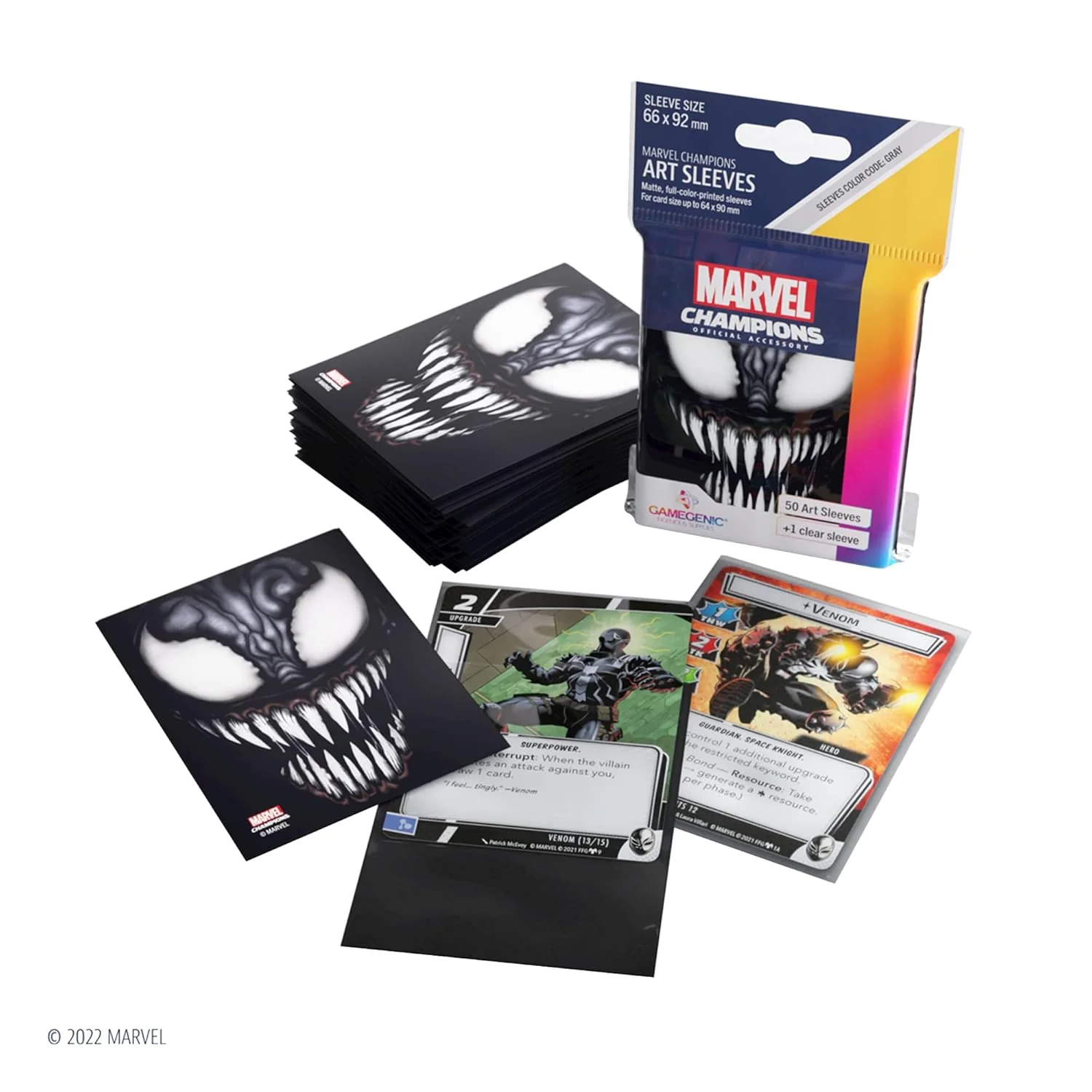 Gamegenic Marvel Champions Sleeves Venom - Image 3