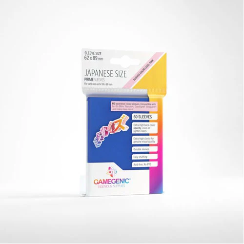 Gamegenic Prime Japanese Sized Sleeves (60) - Blue