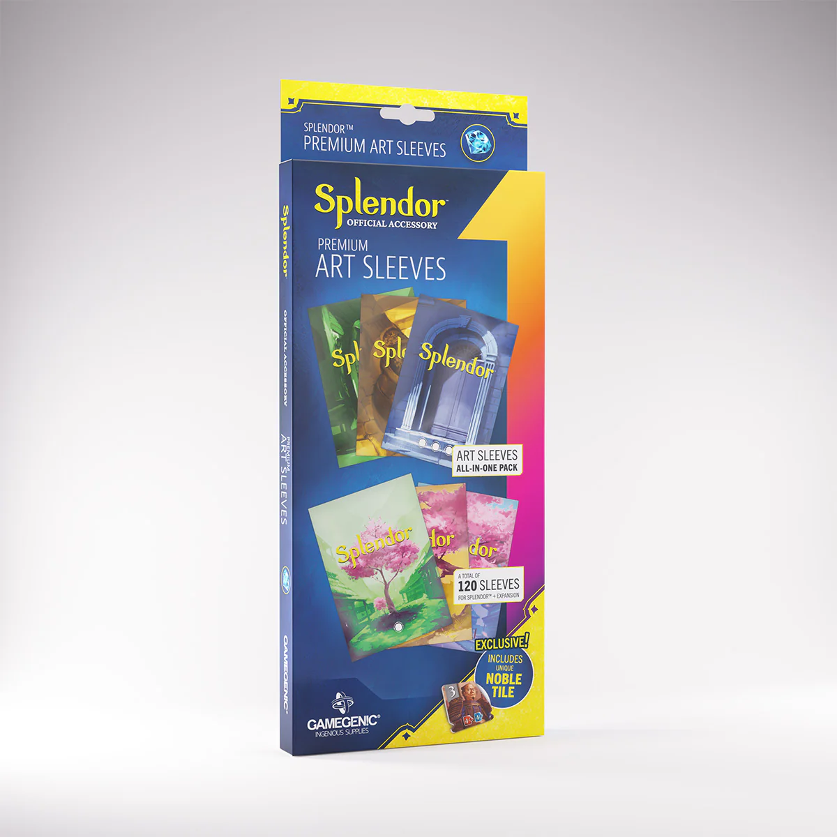 Gamegenic Splendor Premium Art Sleeves 100-Piece Set 6mm x 92mm