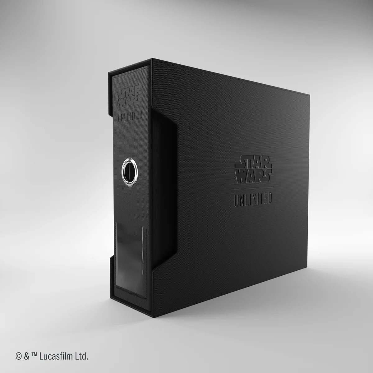 Gamegenic - Star Wars Unlimited Premium 24-Pocket Cardport 368 mm x 322 mm x 104 mm - Black - Image 2