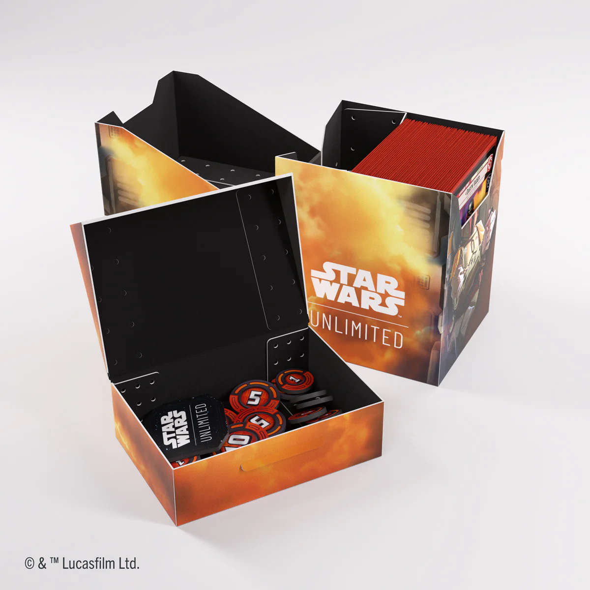Gamegenic - Star Wars Unlimited Soft Crate 75 mm x 85 mm x 103 mm - Boba Fett/Fett's Firespray - Image 8