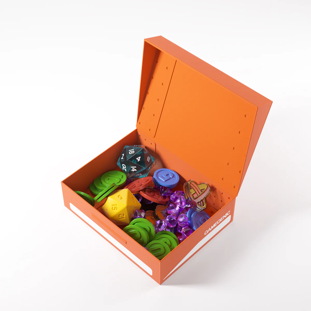 Gamegenic - Token Holder 105 mm x 80 mm x 30 mm - Orange - Image 5