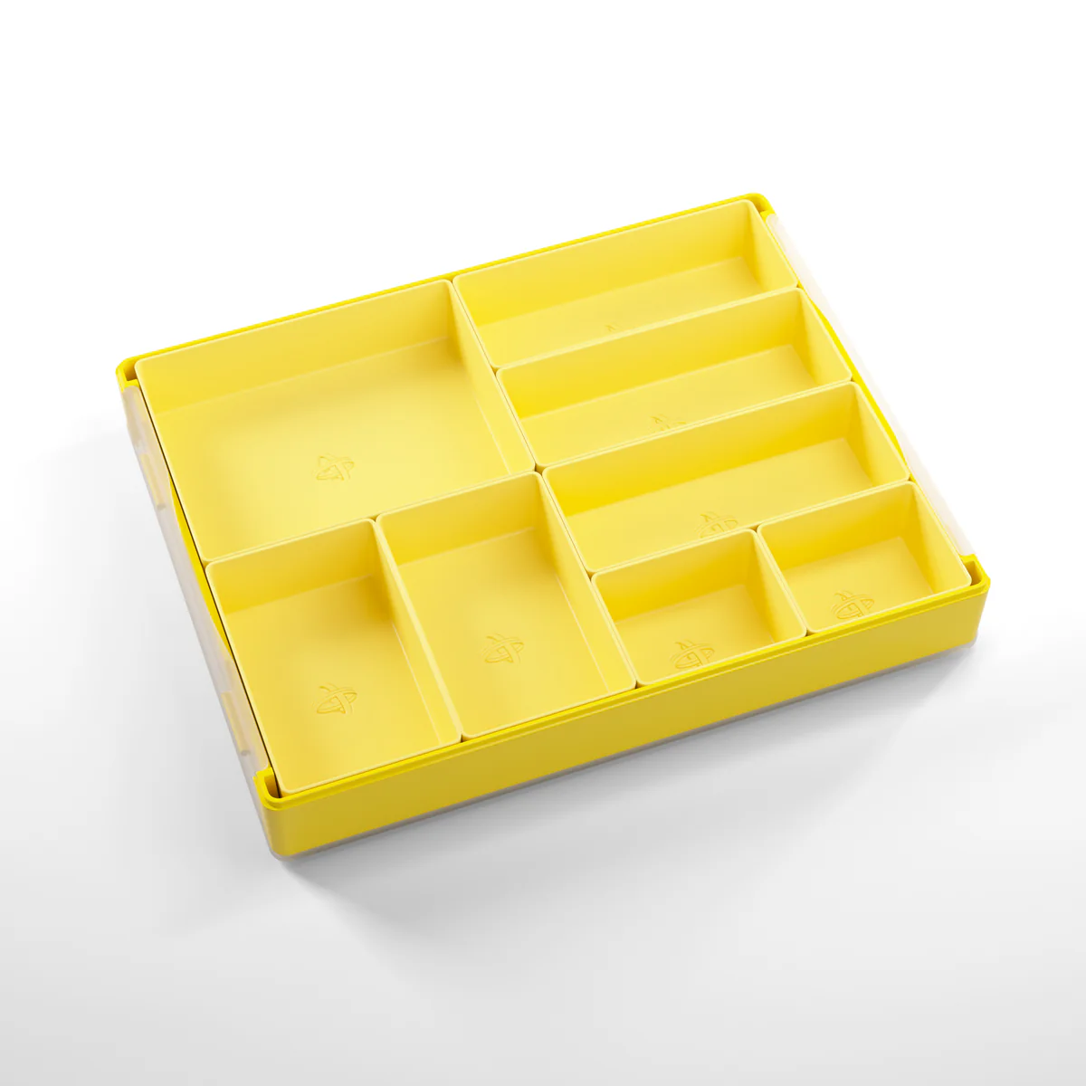 Gamegenic - Token Silo Card Add-On Tray 3-Pieces 96 mm x 76 mm x 24 mm - Yellow - Image 6