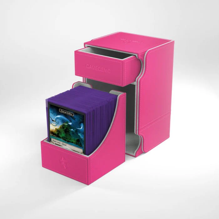 Gamegenic - Watchtower 100+ Convertible Deck Box  - Pink - Image 5