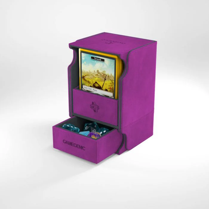Gamegenic - Watchtower 100+ Convertible Deck Box - Purple - Image 2