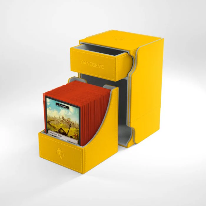 Gamegenic - Watchtower 100+ Convertible Deck Box - Yellow - Image 3