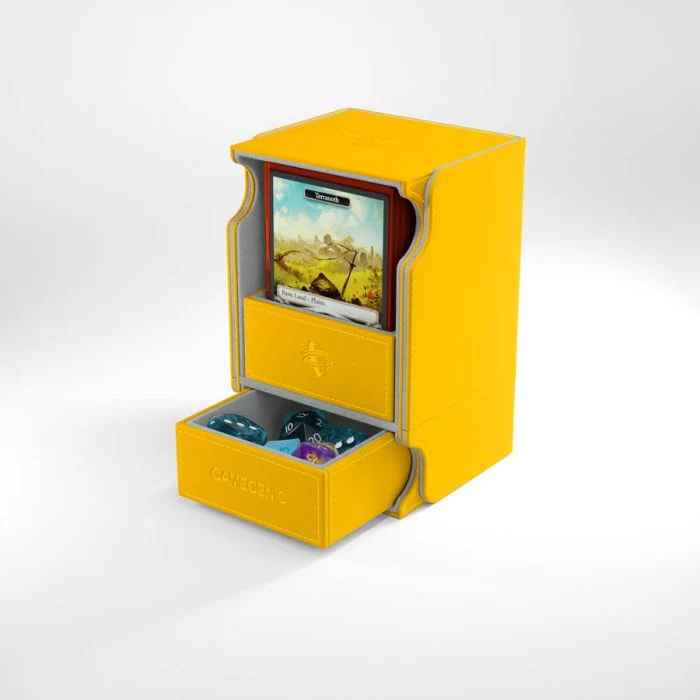 Gamegenic - Watchtower 100+ Convertible Deck Box - Yellow - Image 4
