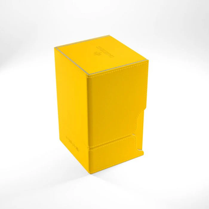 Gamegenic - Watchtower 100+ Convertible Deck Box - Yellow - Image 5