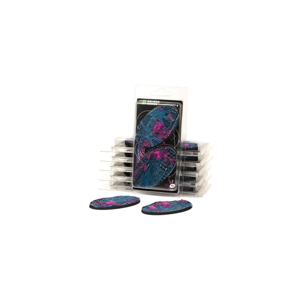 Gamers Grass - Battle Ready Bases - Alien Infestation - Oval 90mm (x2)