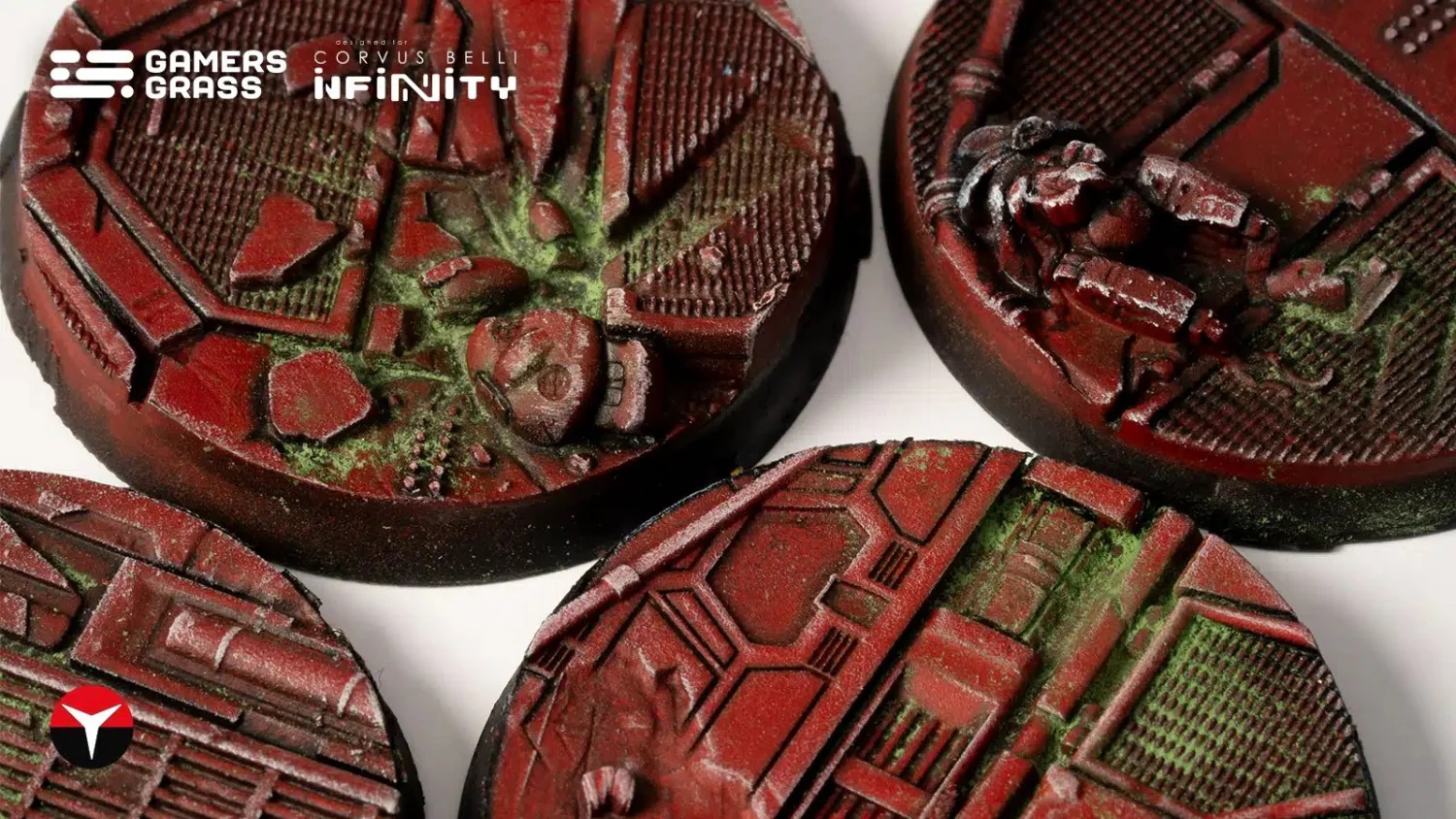 Gamers Grass - Battle Ready Bases - Nomad Crew Deck - Round 40mm (4x) - Image 3