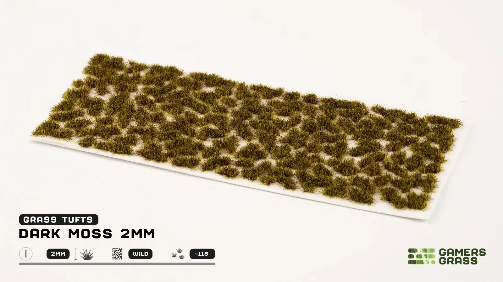 Gamers Grass - Grass Tufts - 2mm - Dark Moss - 2663715