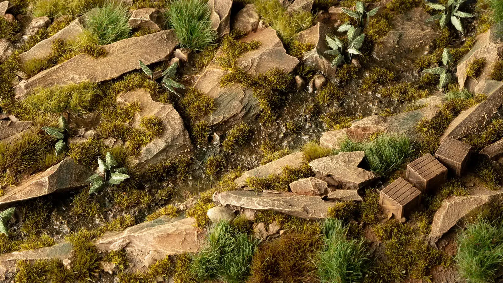 Gamers Grass - Grass Tufts - 2mm - Dark Moss - 2663715 - Image 2