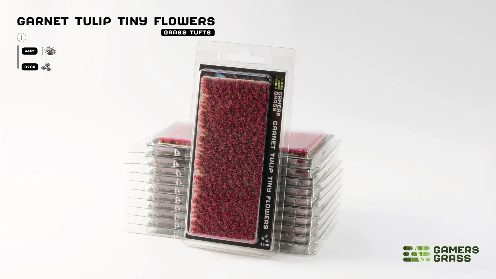 Gamers Grass - Grass Tufts - Flowers - Garnet Tulip Tiny - Image 2