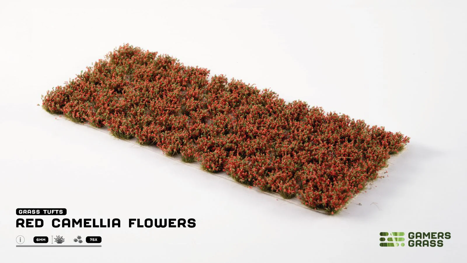 Gamers Grass - Grass Tufts - Flowers - Red Camellia