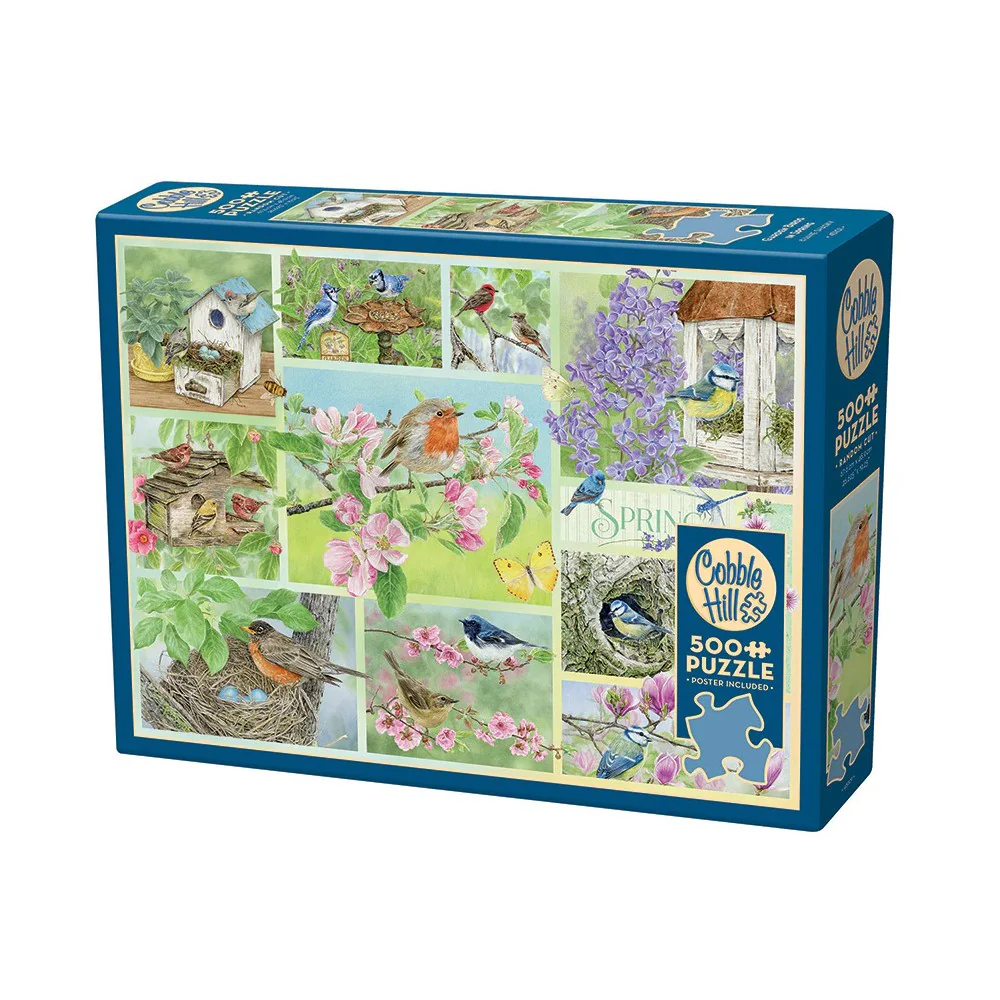 Garden Birds In Spring 500 Piece Puzzle