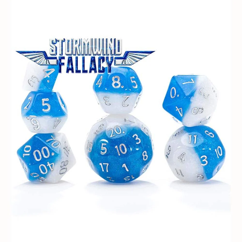 GateKeeper Games Double Dice Stormwind Fallacy RPG Dice Set