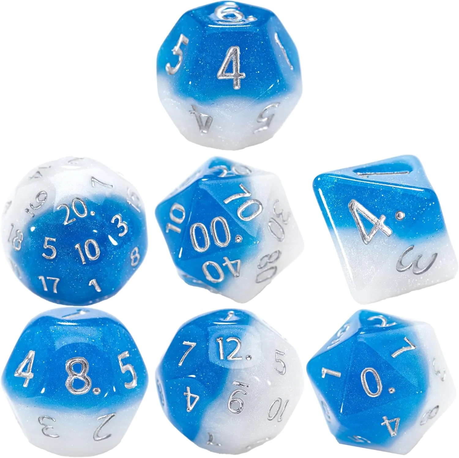 GateKeeper Games Double Dice Stormwind Fallacy RPG Dice Set - Image 4
