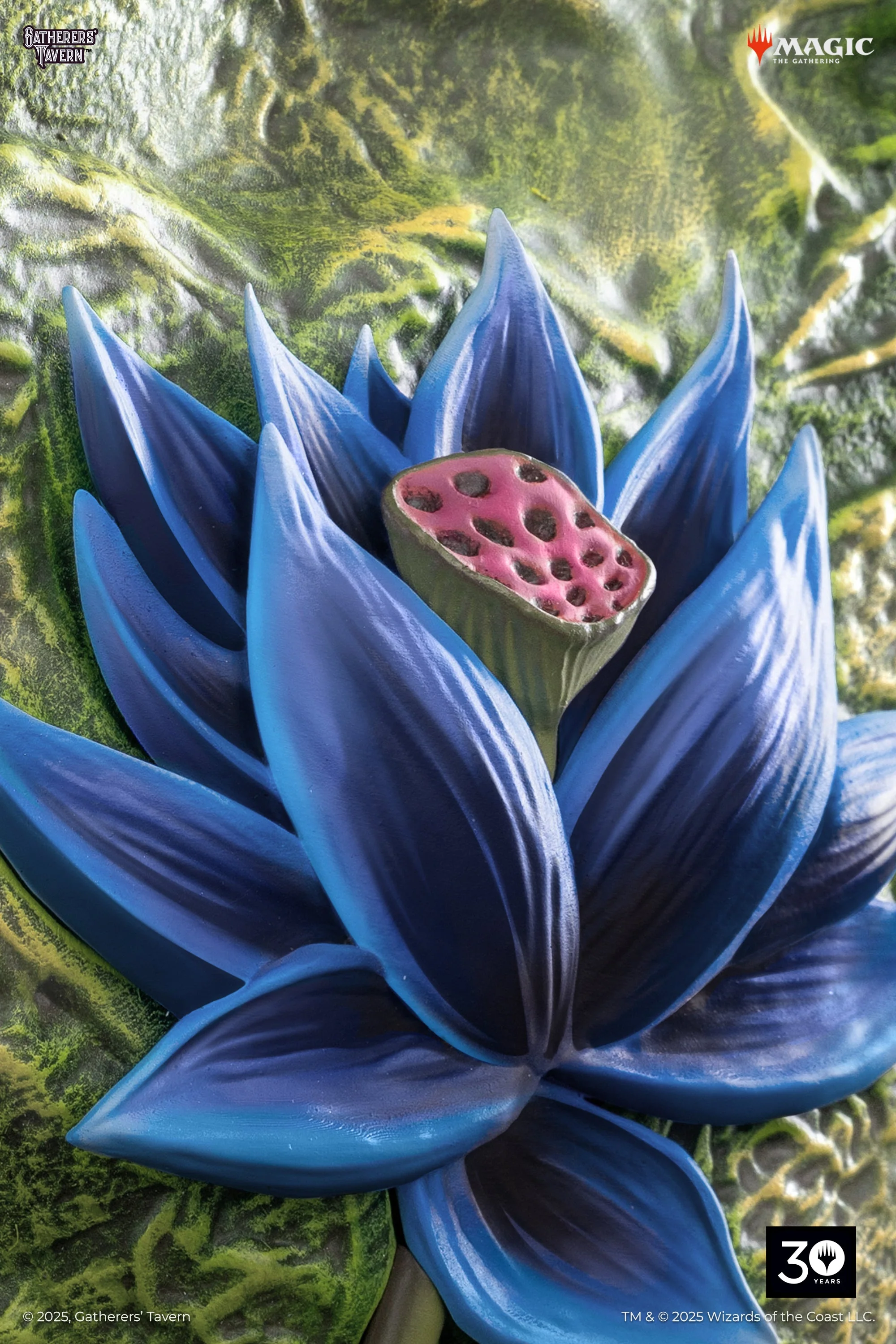 Gatherers Tavern Black Lotus Relief Sculpture - Image 4
