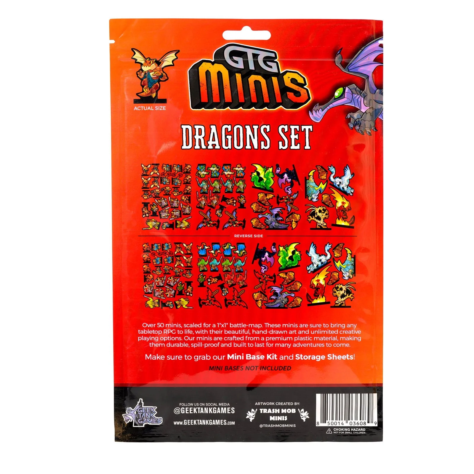 Geek Tank Games Minis Dragon Set - Image 2