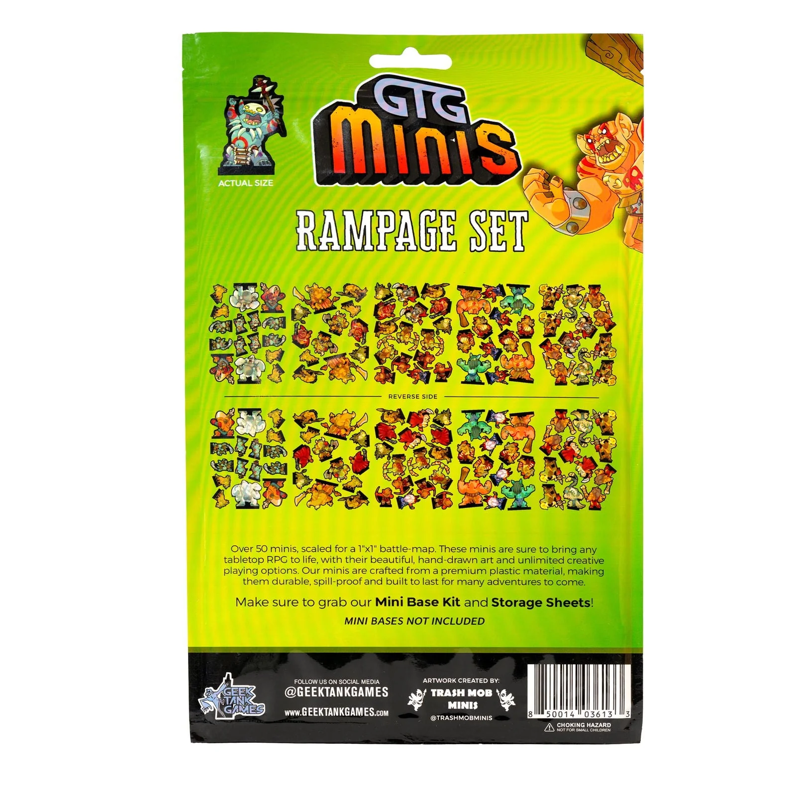Geek Tank Games Minis Rampage Set - Image 2