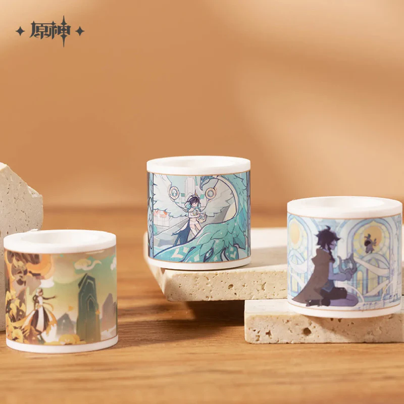 Genshin Impact Chibi Characters Washi Tape - Image 3