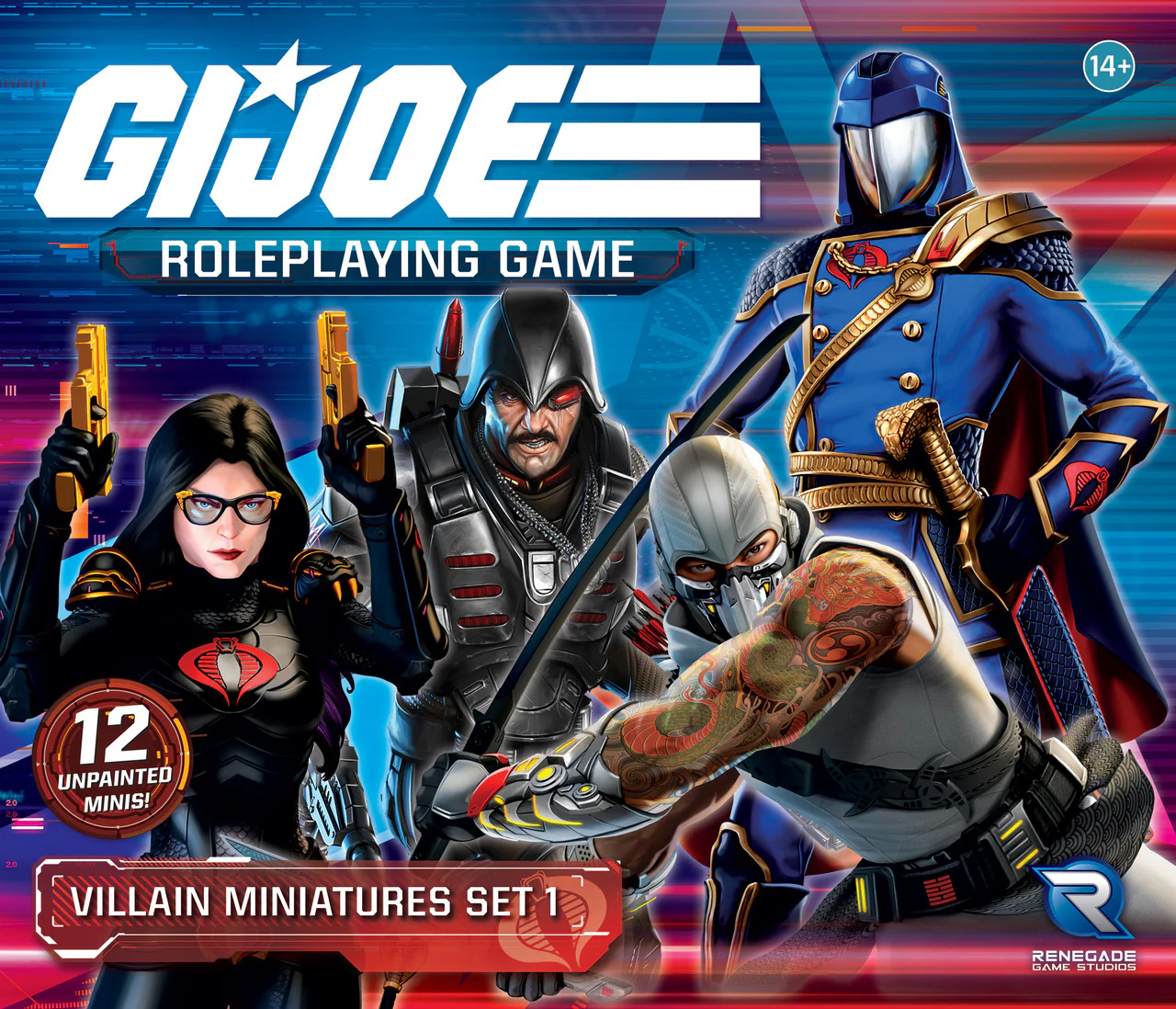 GI JOE Roleplaying Game Villain Miniatures Set 1 - Image 12