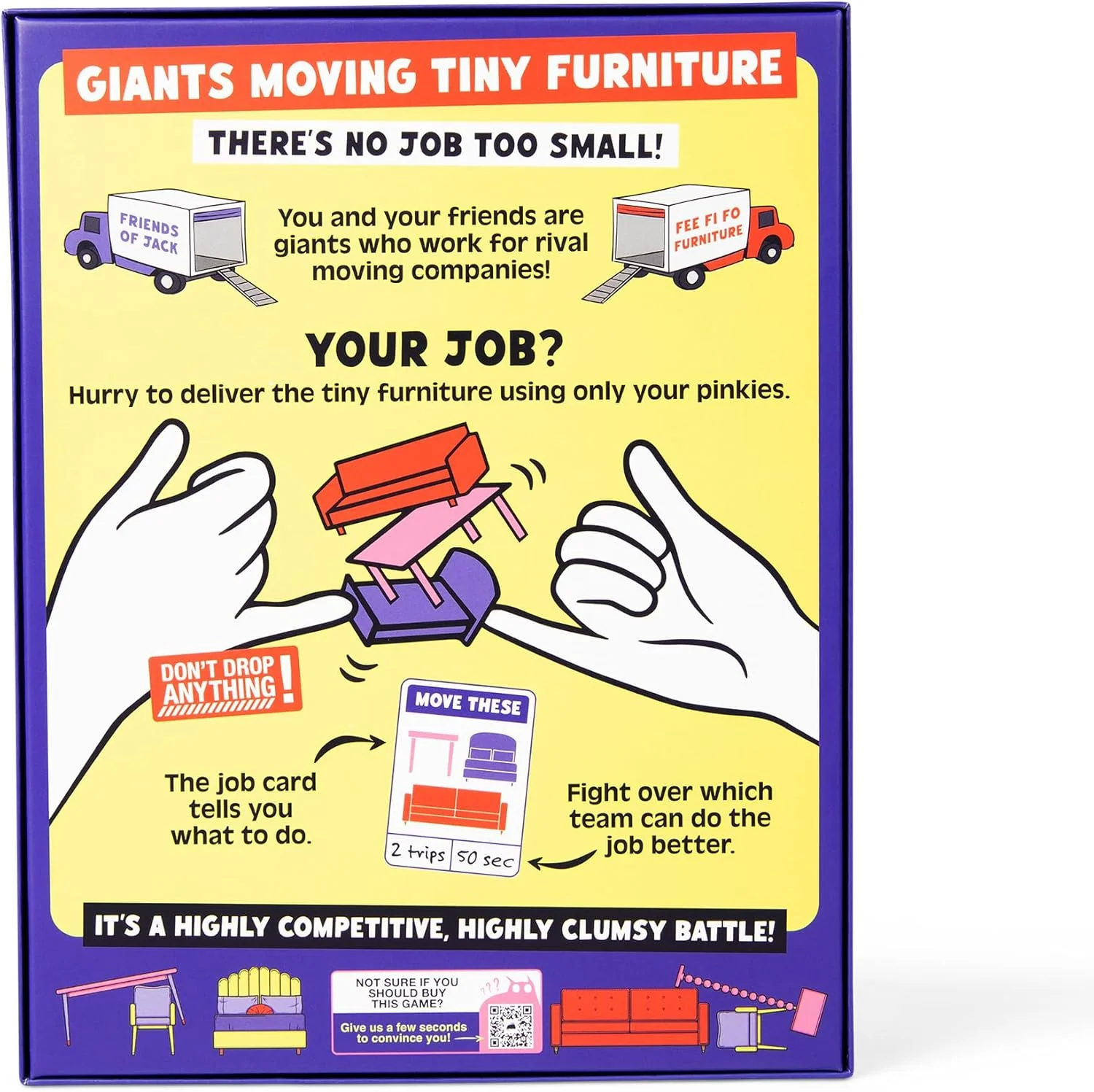 Giants Moving Tiny Furniture - Image 2