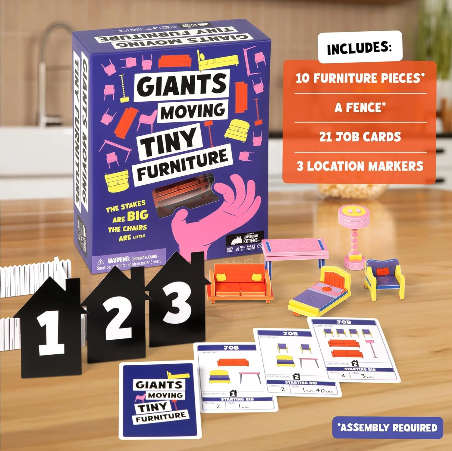 Giants Moving Tiny Furniture - Image 3
