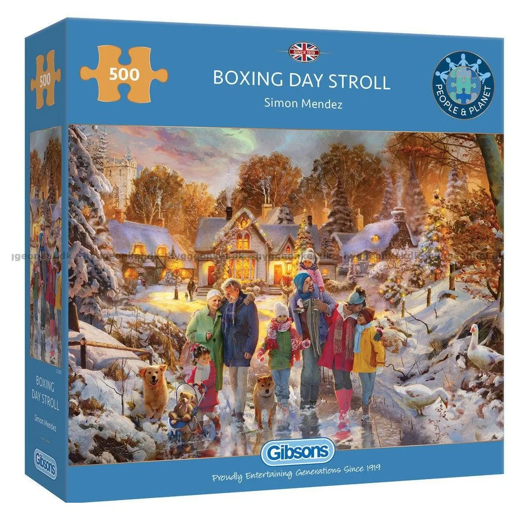 Gibsons - Boxing Day Stroll 500 Piece Puzzle