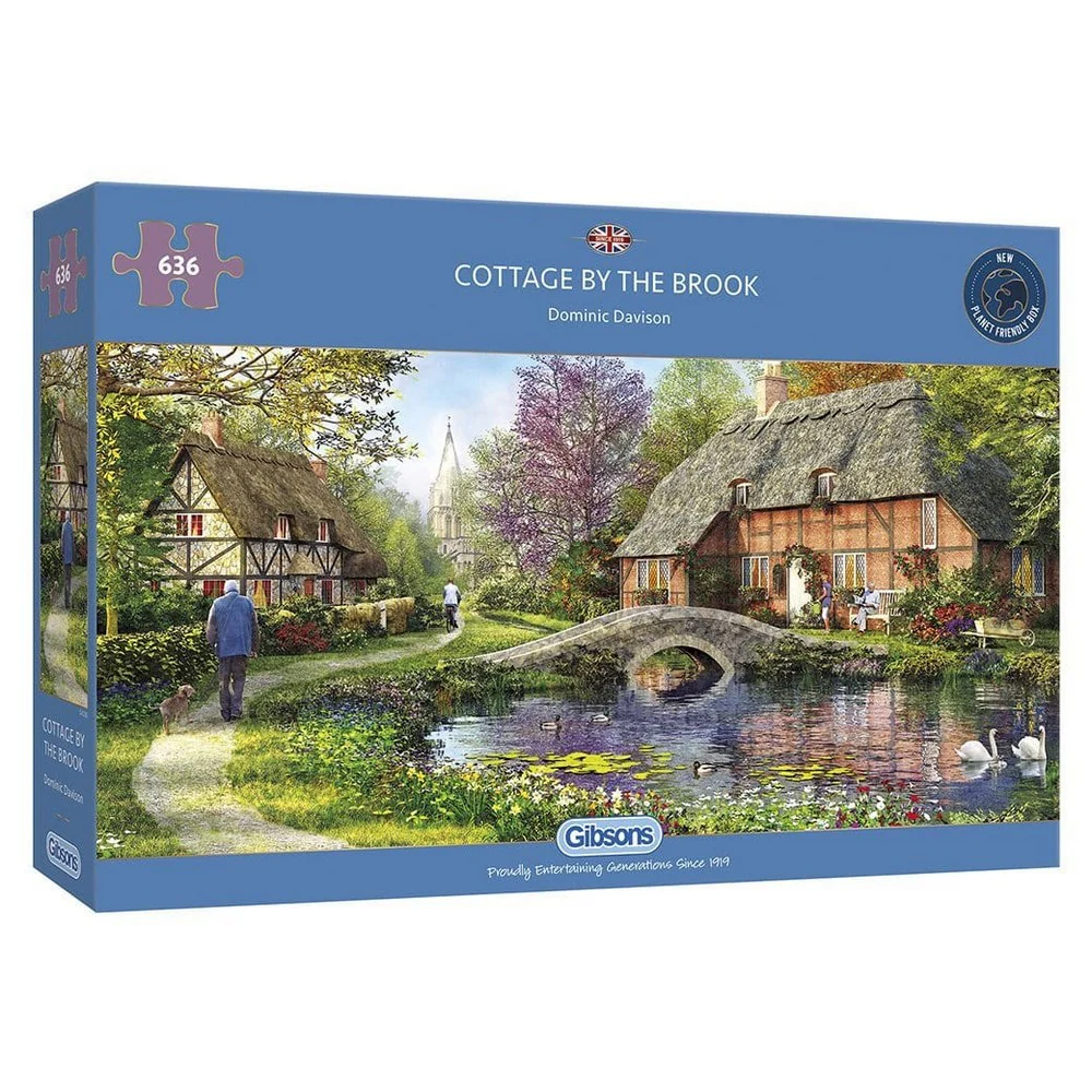 Gibsons - Cottage By The Brook 636 Piece Puzzle