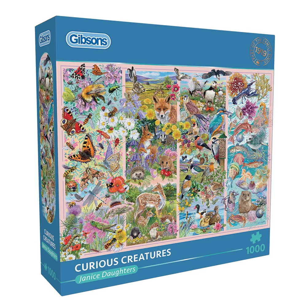 Gibsons - Curious Creatures 1000 Piece Puzzle