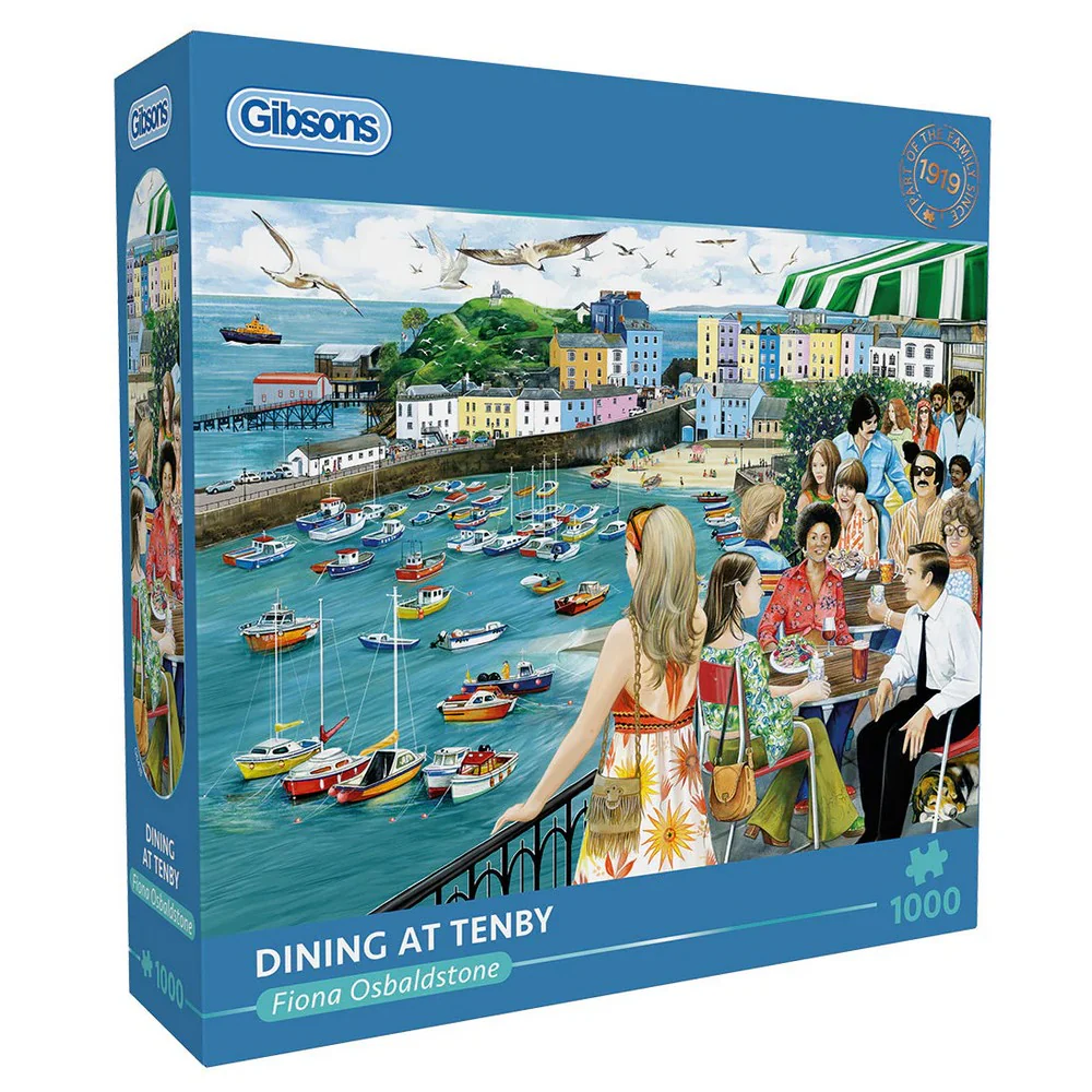 Gibsons - Dining At Tenby 1000 Piece Puzzle