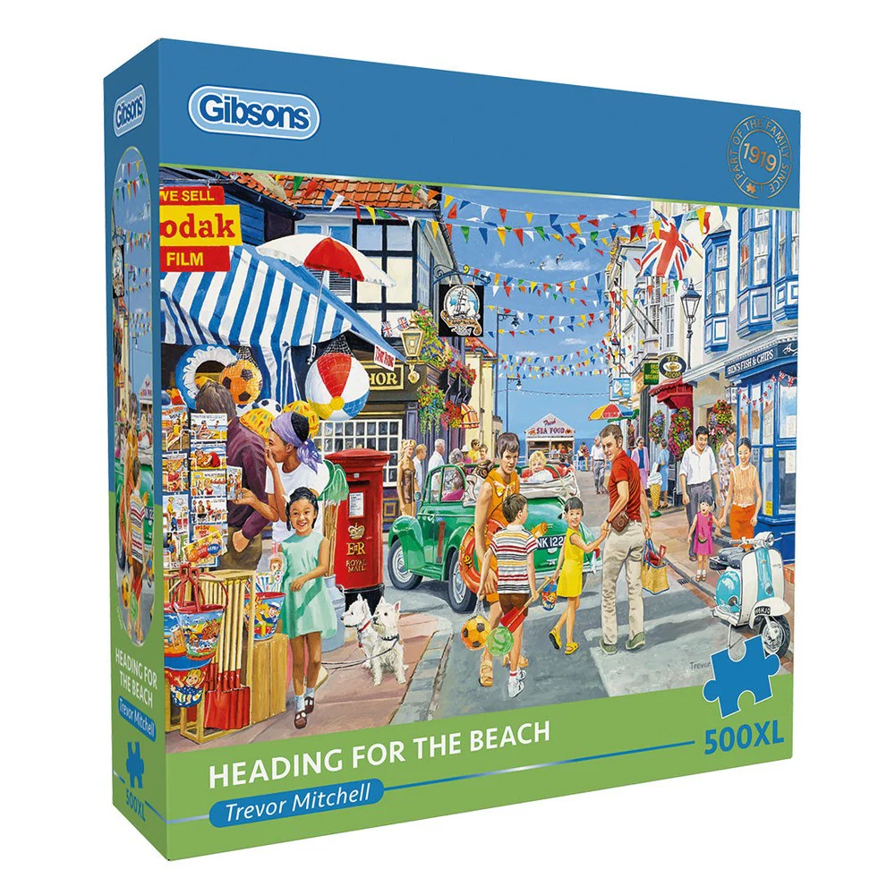 Gibsons - Heading For The Beach 500 Piece Puzzle