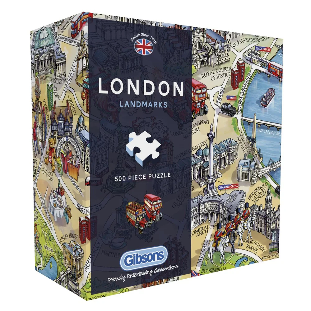 Gibsons - London's Landmarks 500 Piece Puzzle