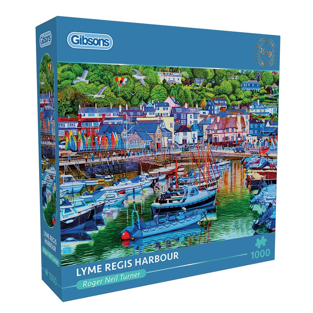 Gibsons - Lyme Regis Harbour 1000 Piece Puzzle